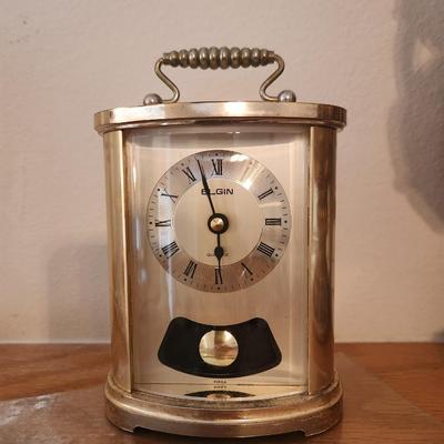 Brass Elgin Clock