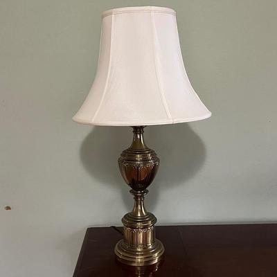 Stiffel Brass Lamp and Shades (B3-BC)