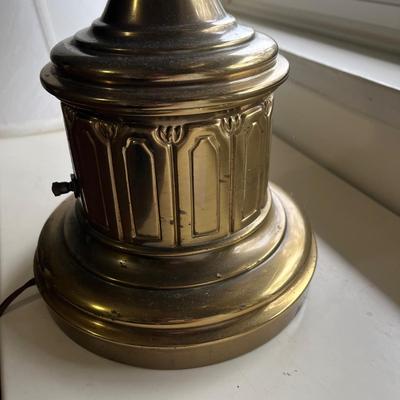 Stiffel Brass Lamp and Shades (B3-BC)