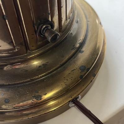 Stiffel Brass Lamp and Shades (B3-BC)