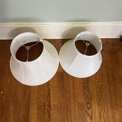 Stiffel Brass Lamp and Shades (B3-BC)