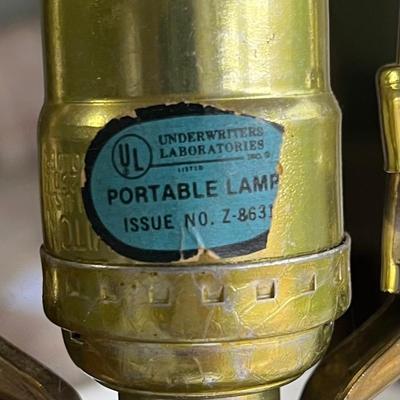 Stiffel Brass Lamp and Shades (B3-BC)