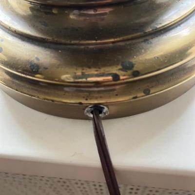 Stiffel Brass Lamp and Shades (B3-BC)