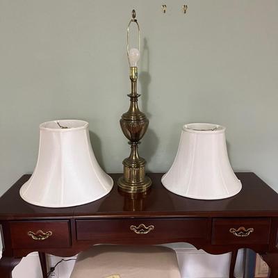 Stiffel Brass Lamp and Shades (B3-BC)