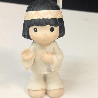 Precious Moments Native America Indian Figure No Box