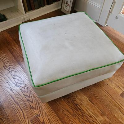 Off White Square Ottoman (LR-JS)