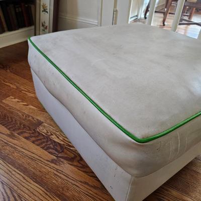 Off White Square Ottoman (LR-JS)