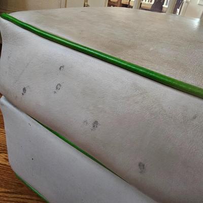 Off White Square Ottoman (LR-JS)