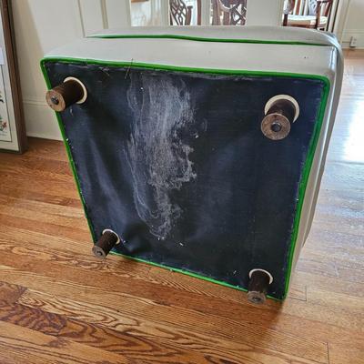 Off White Square Ottoman (LR-JS)