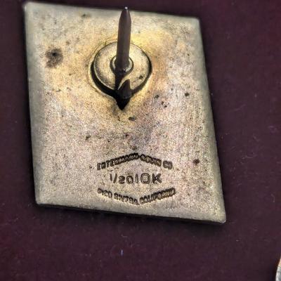 1/10 10kt 1/20kt Lapel Pins #6