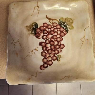 Cabernet Handpainted Plates