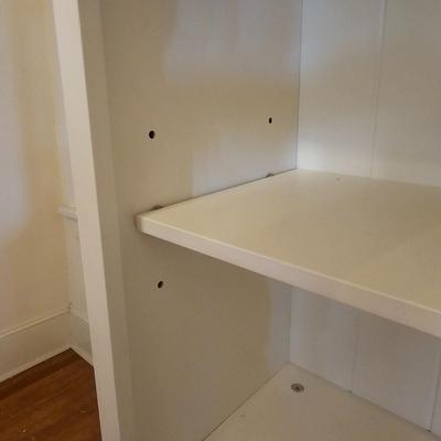 Crosley Furniture White Shelf/Cabinet (E-JS)