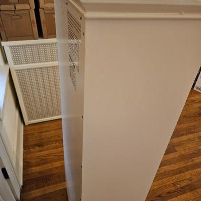 Crosley Furniture White Shelf/Cabinet (E-JS)