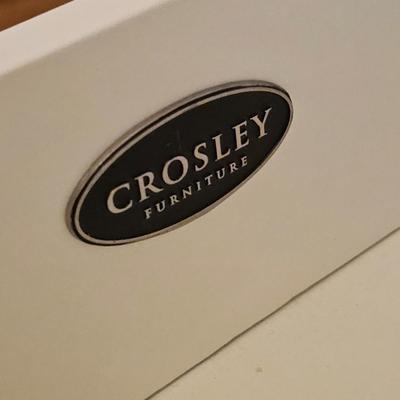 Crosley Furniture White Shelf/Cabinet (E-JS)
