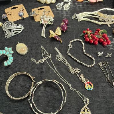 Sale Photo Thumbnail #125: Humming bird Pin, Broach, Earrings, Necklaces, bracelets.