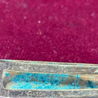 Vintage Tie Clasp & Matching Cuff Links #14