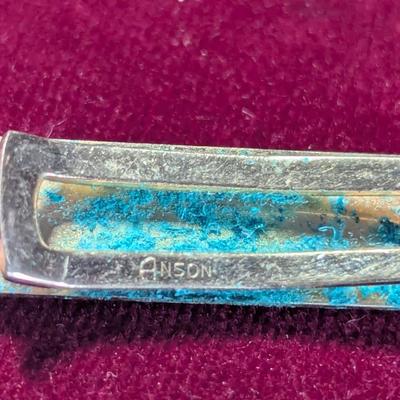 Vintage Tie Clasp & Matching Cuff Links #14