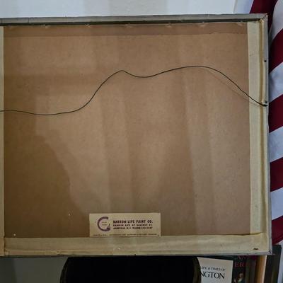 'Seagulls' by Alec Cowan Pencil Signed Wood Block Print (LR-JS)