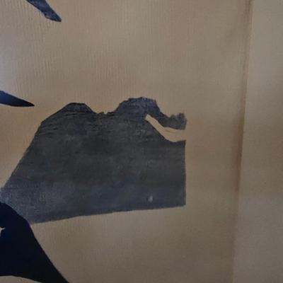 'Seagulls' by Alec Cowan Pencil Signed Wood Block Print (LR-JS)