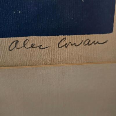 'Seagulls' by Alec Cowan Pencil Signed Wood Block Print (LR-JS)