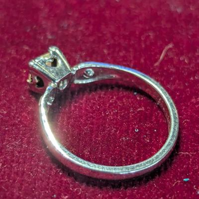 Sterling Ring Missing 1 Stone #18