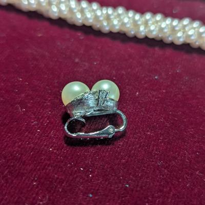 Vintage Marvella Faux Pearl Necklaces Graduated Classic Ivory Necklaces Approx 30" Long