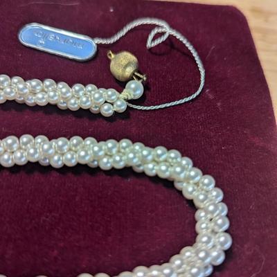 Vintage Marvella Faux Pearl Necklaces Graduated Classic Ivory Necklaces Approx 30" Long