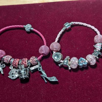 Hand Crafted Princess Bracelet & "Mom" Pink Bracelet #2