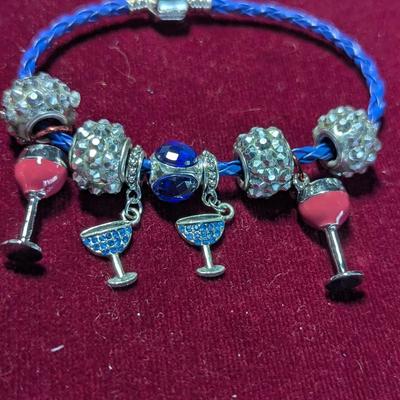 .925 Pandora Jungle Bracelet & Hand Crafted Cocktail Bracelet #3