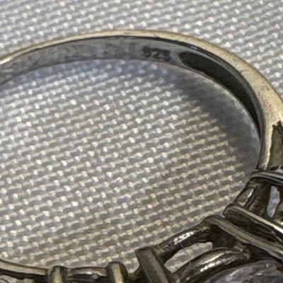 Sterling Stauer Diamondaura Infinity Ring - size 8