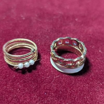 Pair Of Swirl Rings #2