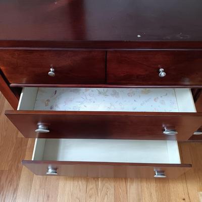 LOT 5: Art Deco Style Dresser with Mirror