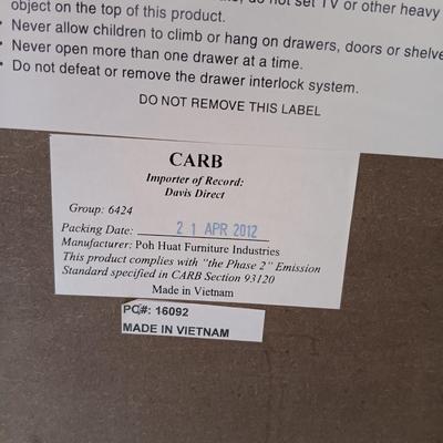 LOT 5: Art Deco Style Dresser with Mirror