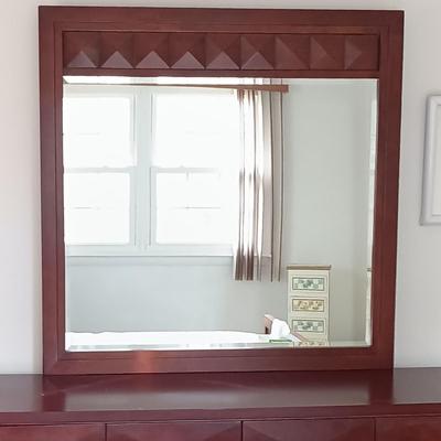 LOT 5: Art Deco Style Dresser with Mirror