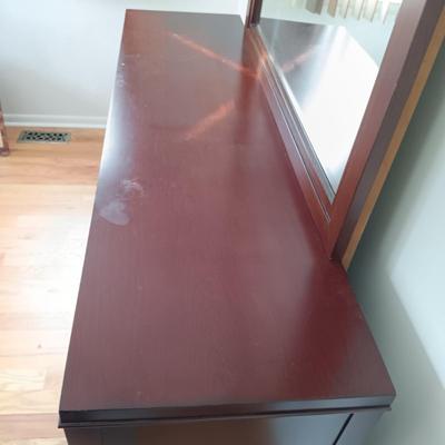 LOT 5: Art Deco Style Dresser with Mirror