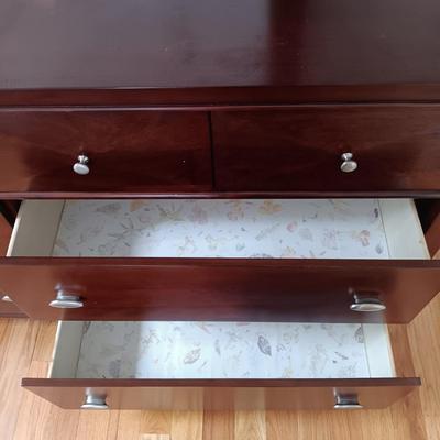 LOT 5: Art Deco Style Dresser with Mirror