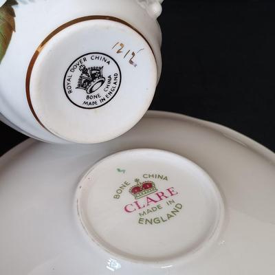 LOT 25: Tea Collection- Royal Albert, Royal Dover, Clare & More