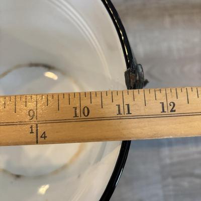 LOT 43: Home Decor: Enamel Pail, "Head" Sign, Wood & Metal Wall Sconce & NIP Martha Stewart Chair Pads