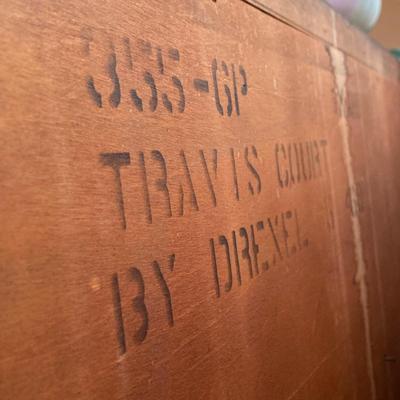 LOT 56: Vintage Drexel Travis Court Mahogany Buffet / Console Table