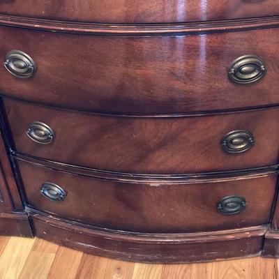 LOT 56: Vintage Drexel Travis Court Mahogany Buffet / Console Table