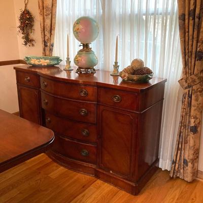 LOT 56: Vintage Drexel Travis Court Mahogany Buffet / Console Table