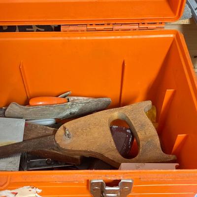 LOT 59: Garage Cleanout - Tools, Lights, Household, Hardware, Air Pump and More