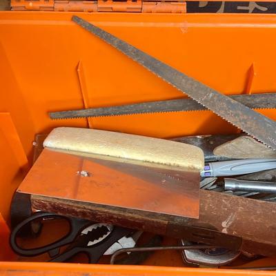 LOT 59: Garage Cleanout - Tools, Lights, Household, Hardware, Air Pump and More