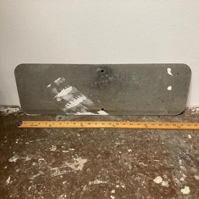 LOT 60: Metal Detour Street Sign