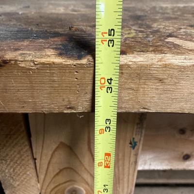 LOT 61: Tradesman Wooden Workbench with Ace Bench Vise