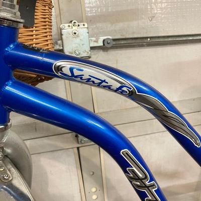 LOT 62: Huffy Santa Fe Bicycle with Bell Basket, Comfort Seat and Helmet