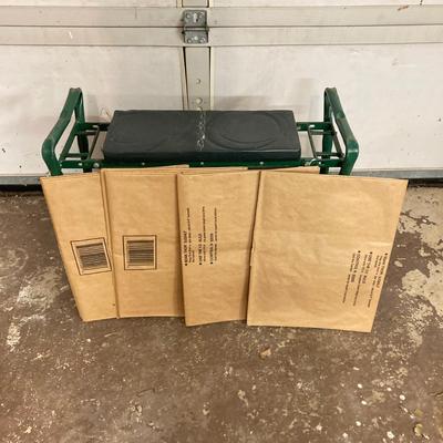 LOT 63: Garden Collection - Miracle Grow Garden Soil, Potting Mix, Tools, Gloves, Bench and More