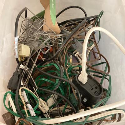LOT 65: Christmas / Holiday Lighting, Electrical Cords and More (As Found)