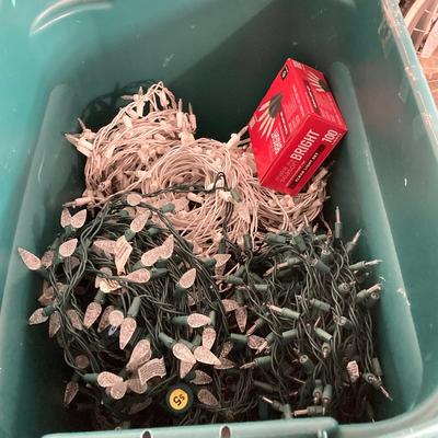 LOT 65: Christmas / Holiday Lighting, Electrical Cords and More (As Found)