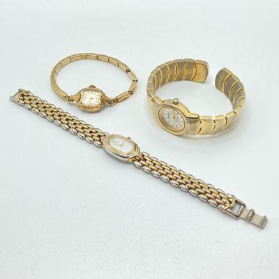 LOT 69: Watch Collection - Vintage Bulova Swiss (10K R.G.P. Bezel), Seiko and Gruen